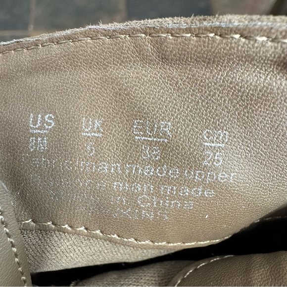 Carlos by Carlos Santana Women’s Hawkins Heeled Ankle Boots Side Zip Beige Sz 8M - Picture 9 of 9